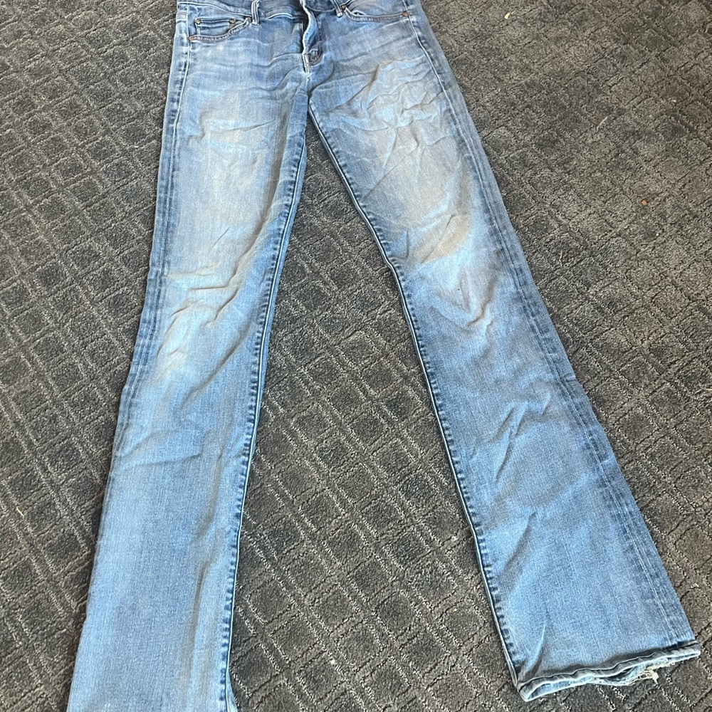 MOTHER Light Blue Skinny Jeans